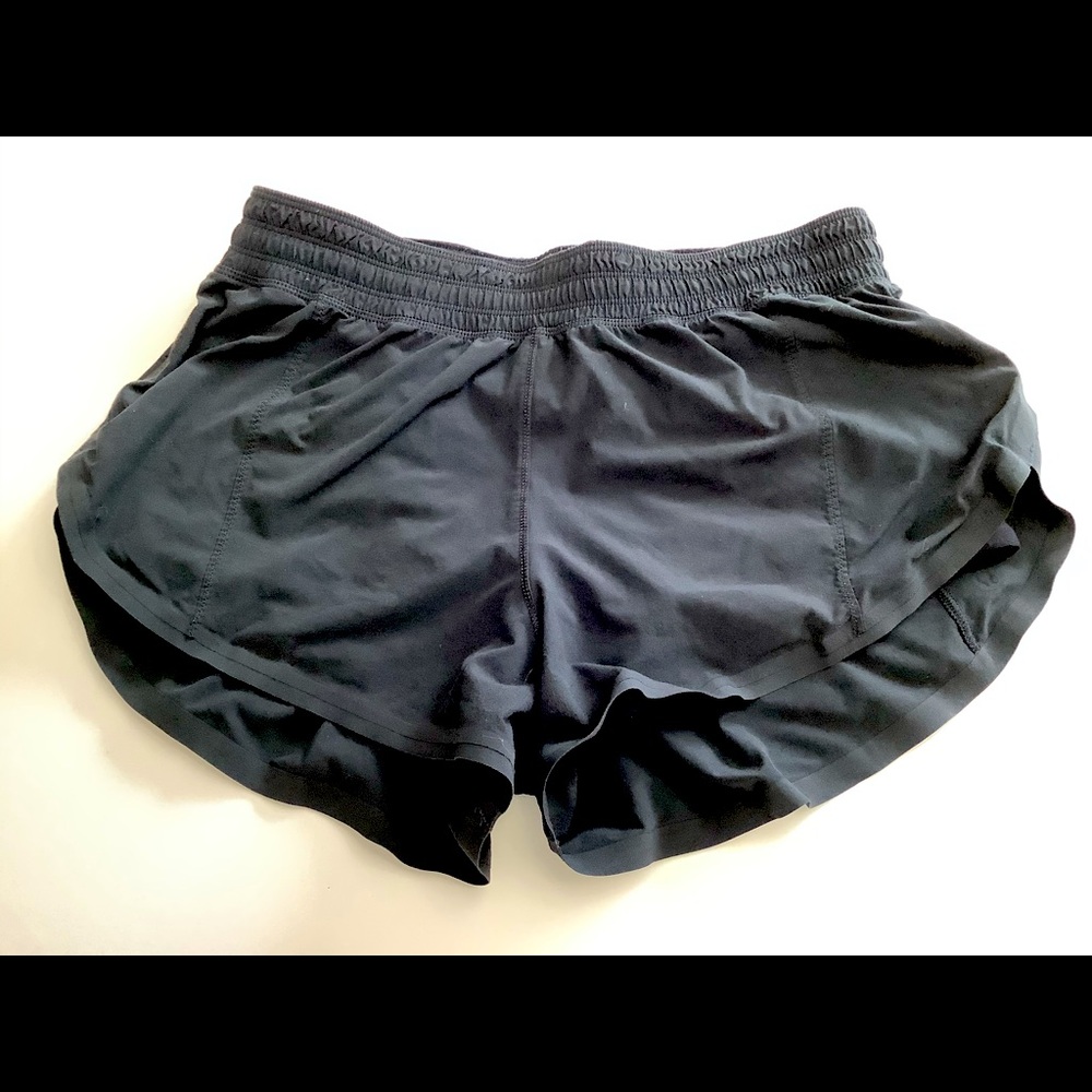 Lululemon Black Double-Layered Shorts Size 6